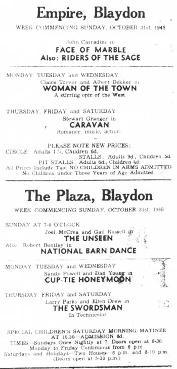 Blaydon Courier 31 October 1948