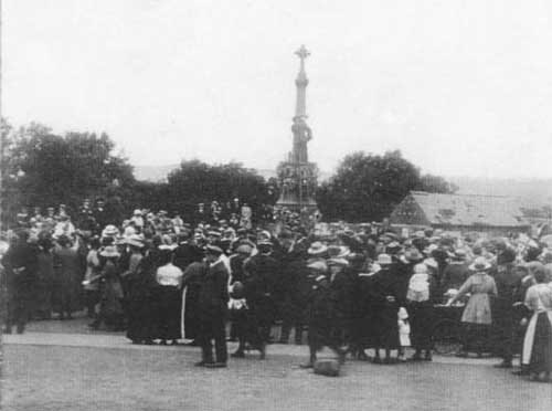 Opening of War Memorial